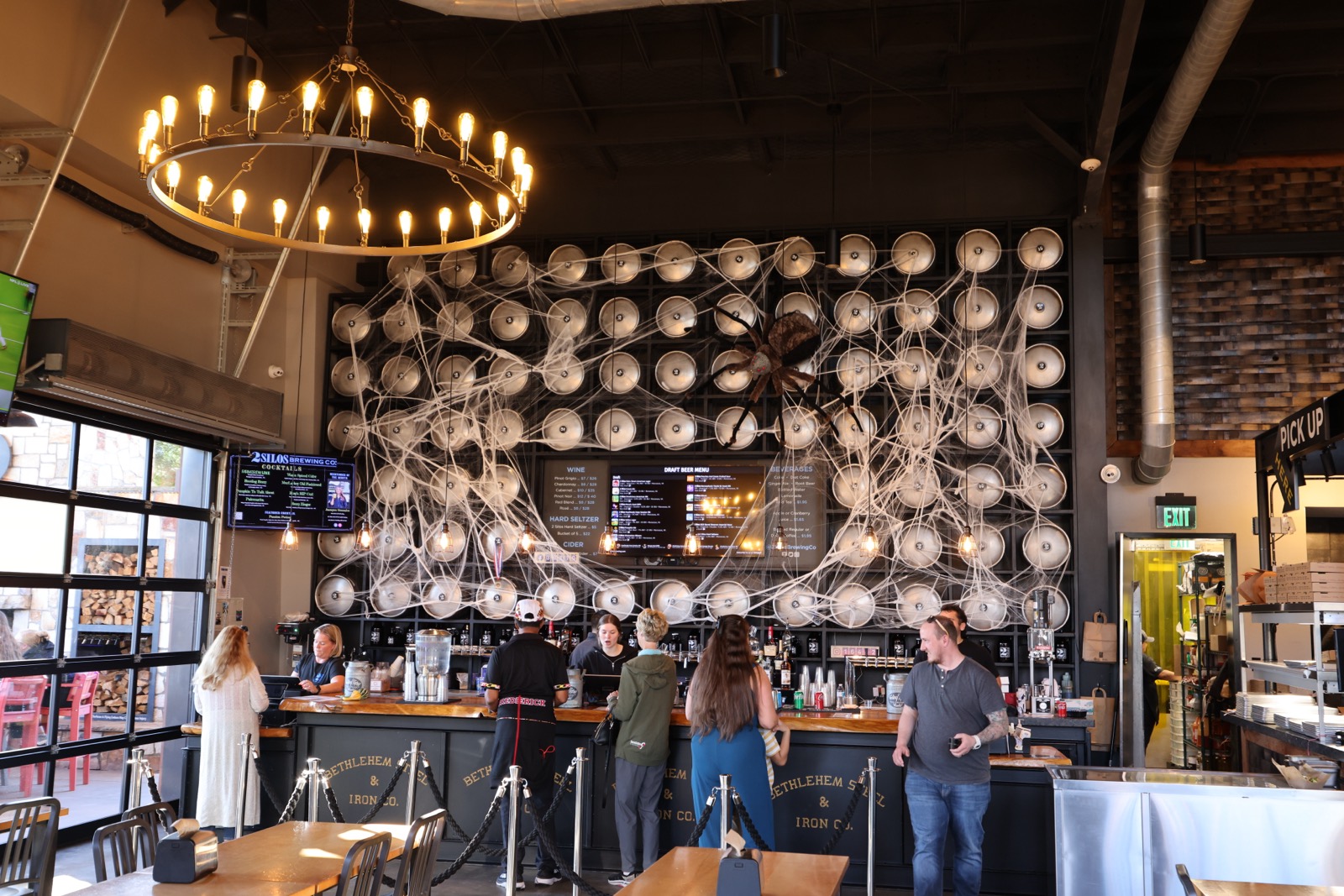 Taproom at 2 Silos Brewery — Right Fit Realty client event