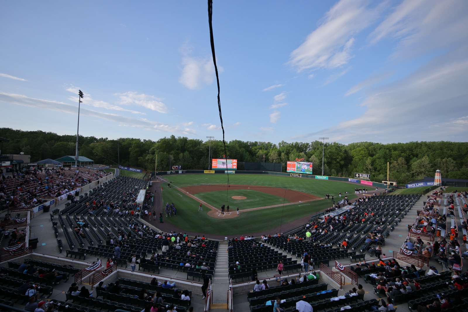 Ballpark view from the Elevate Property Group suite