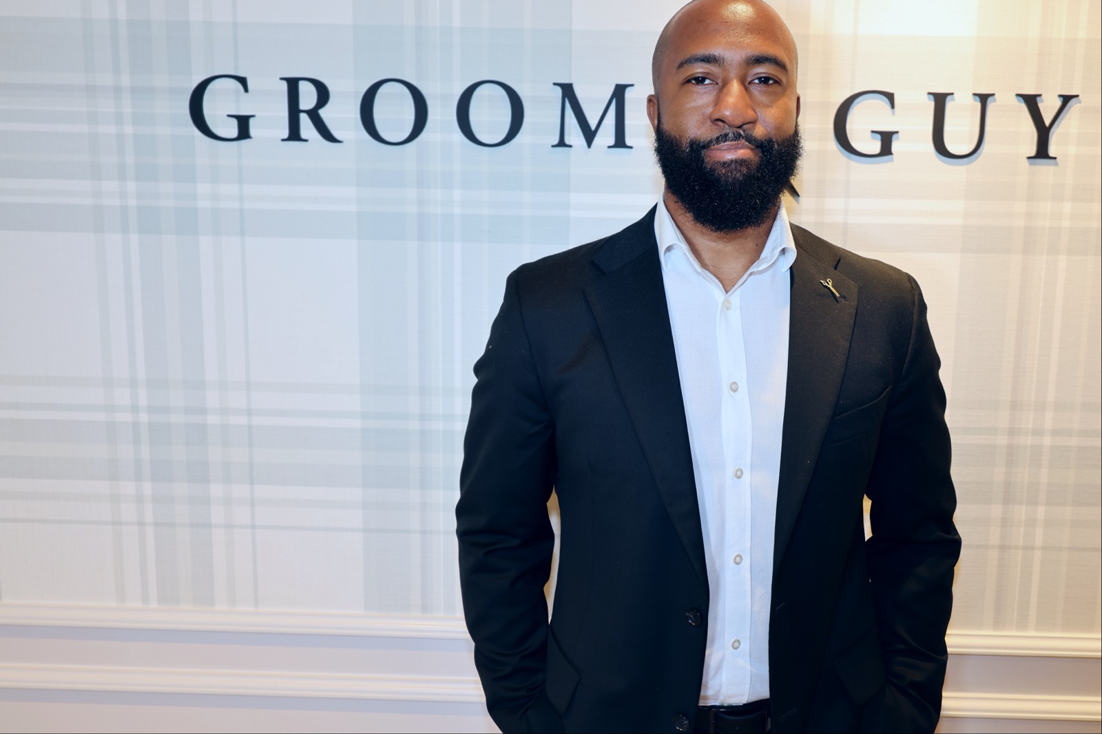 Groom Guy brand portrait