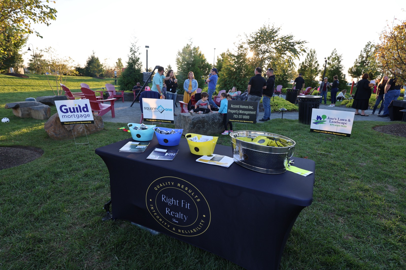 Right Fit Realty welcome table