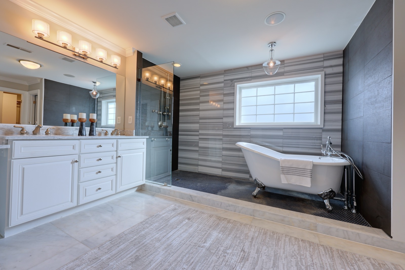 Spa bath with freestanding tub, 3605 17th Street N