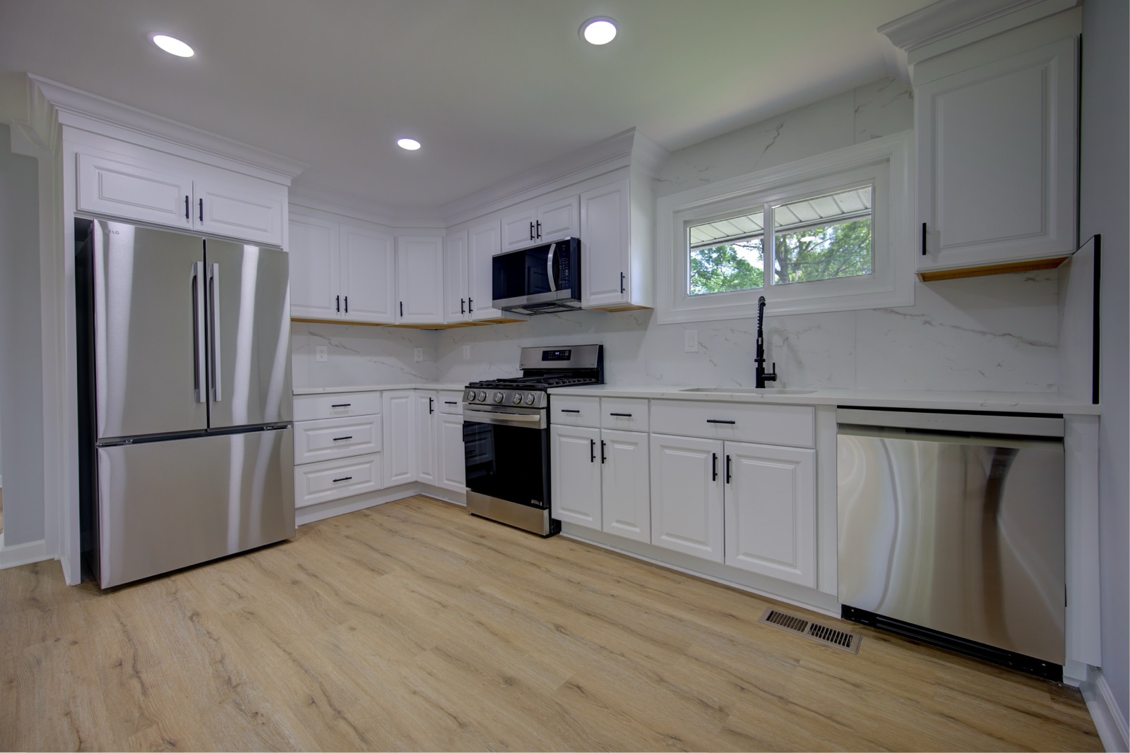 Renovated white kitchen, 202 Nimitz Ave