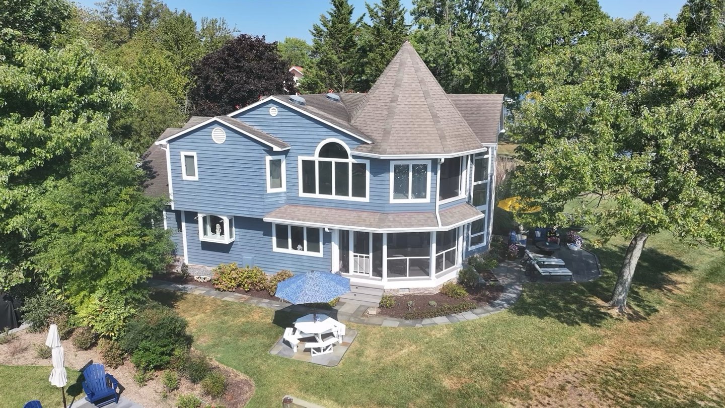 Waterfront home — Drone